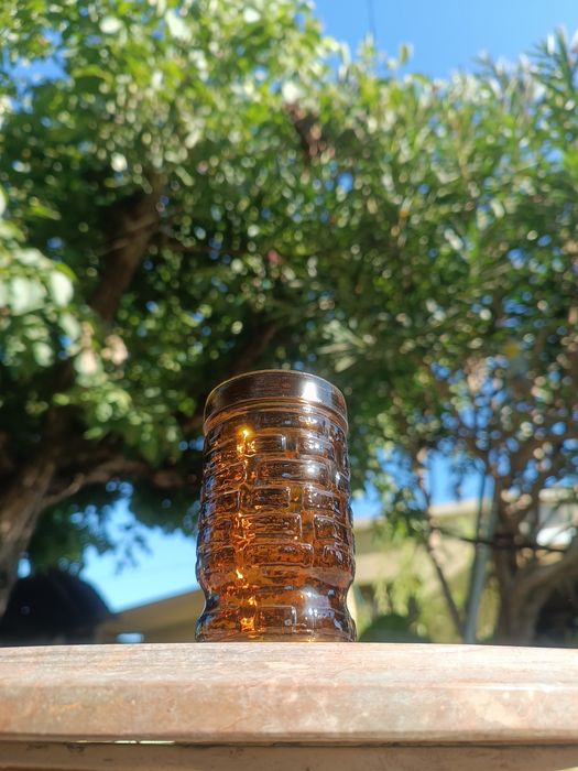 Copo castanho, vintage