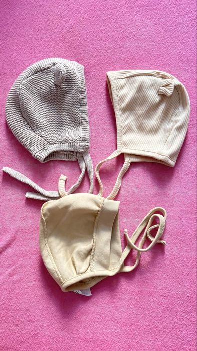 Шапочки H&m , 0-4 міс