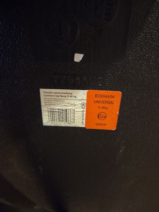 Fotelik samochodowy Comfort UP Navy 9-36 kg.