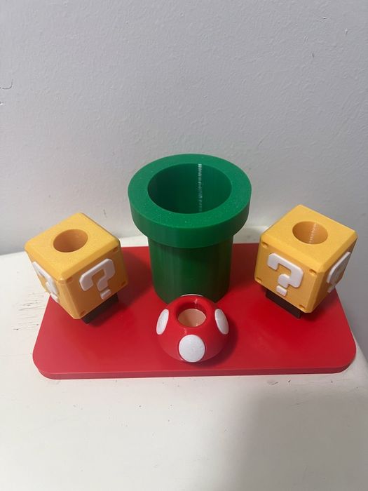 Porta pasta de dente e caneta