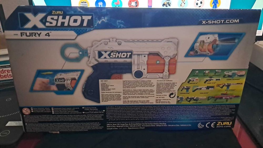 Brinquedo X Shot Fury 4 (NOVO - Na Embalagem)