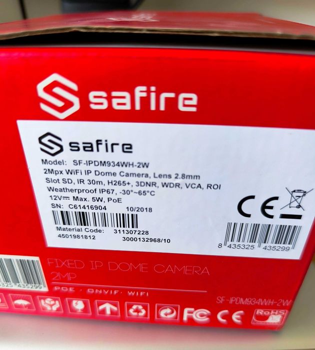Câmera de vigilância Safire