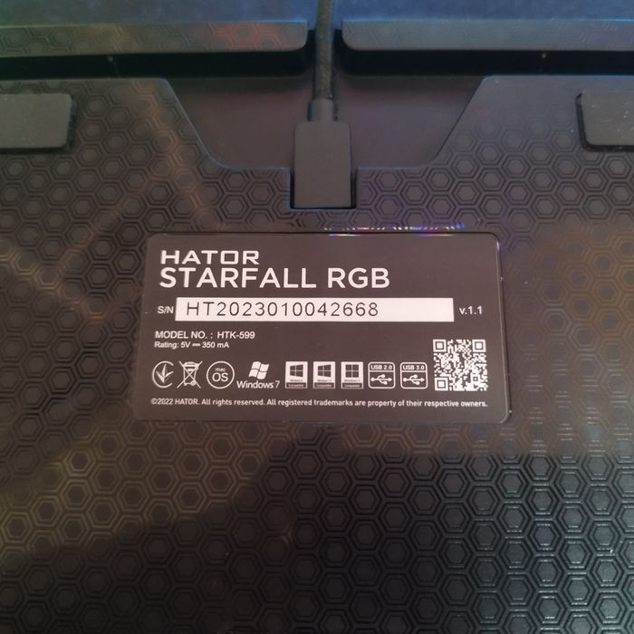 Hator STARFALL RGB pink switch ИДЕАЛ