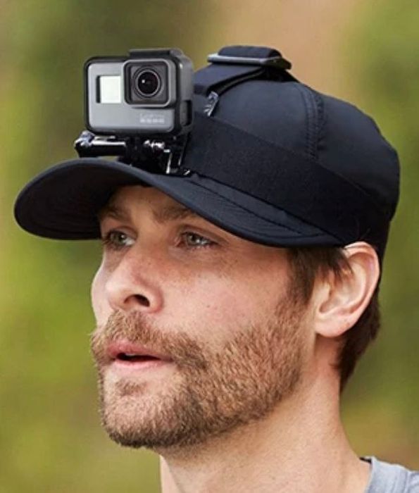 Комплект! Крепление для экшн камер GoPro и телефонов на грудь и голову