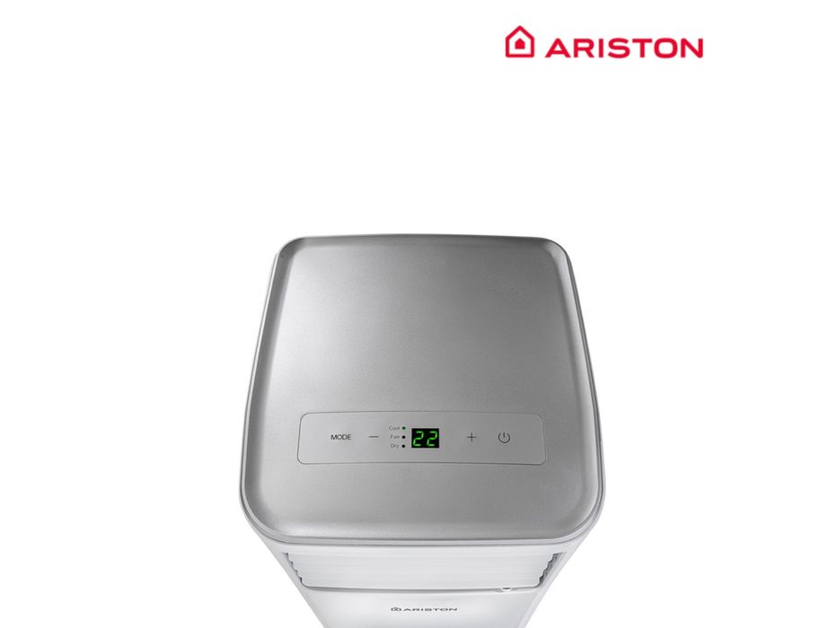 Ar Condicionado Portátil ARISTON Mobis 8 (16 m² - 8000 BTU - Branco)