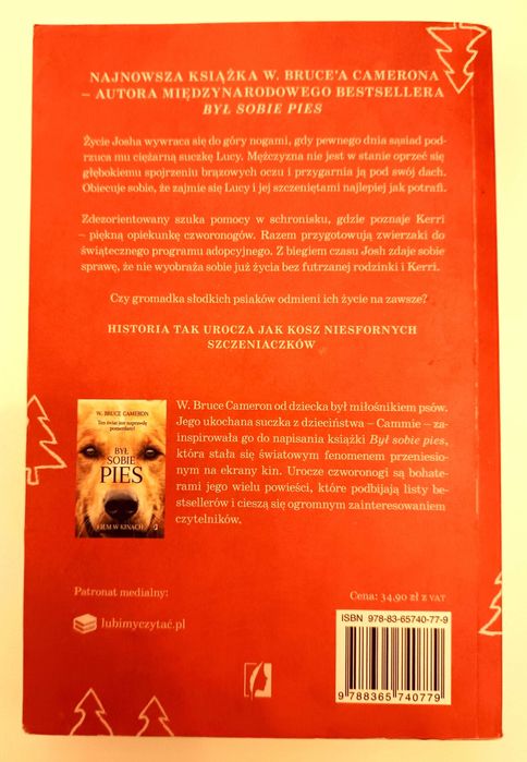 Psiego najlepszego W. Bruce Cameron, miękka oprawa, stan dobry