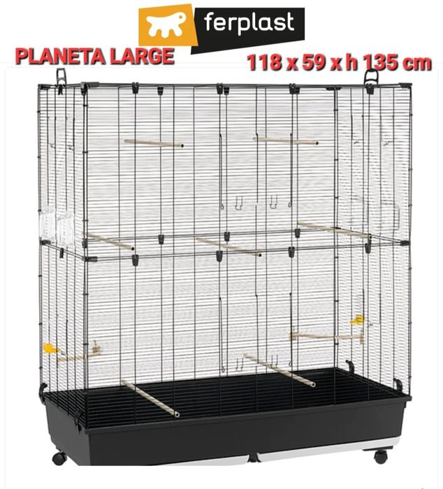 Клетка для папугаев Ferplast новая