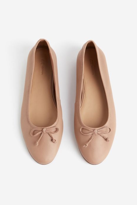 Шкіряні балеткі H&M
