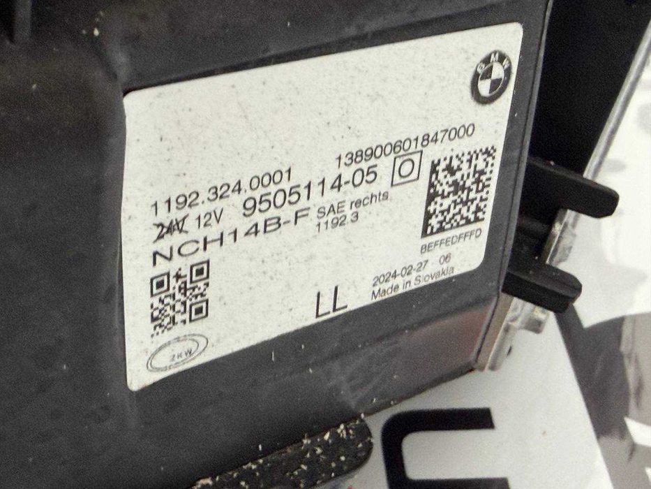 Фара передняя левая правая shadow line 2024 BMW I4 G26