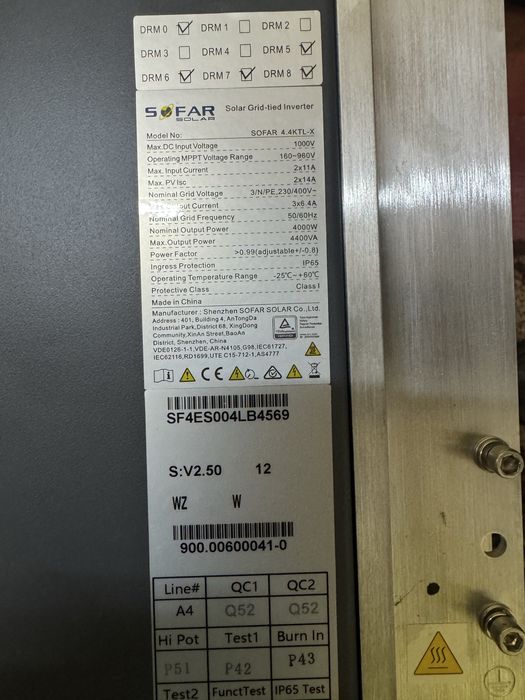 Falownik sofar Solar 4.4 KTL-X