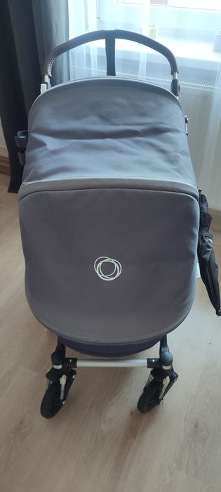 Bugaboo Cameleon 3 navy grantowy śpiworek, mufka, gondola, spacerówka