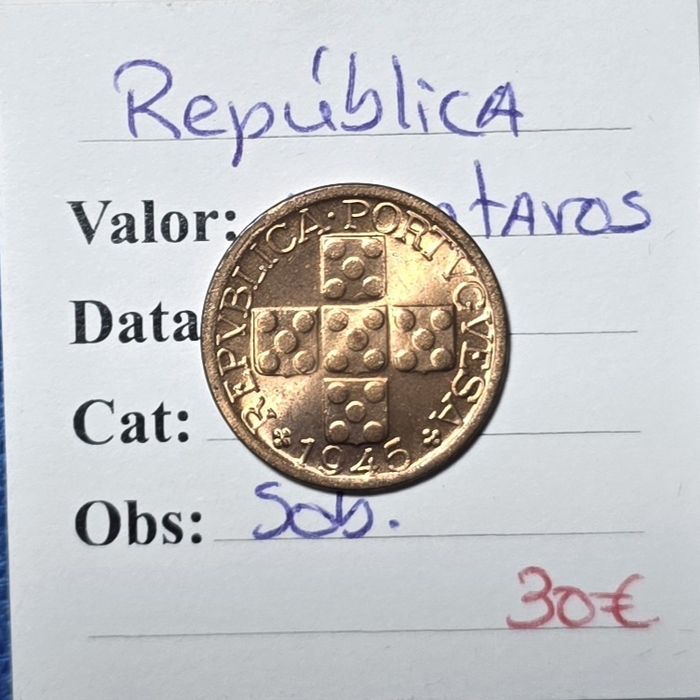 X centavos 1945 soberba