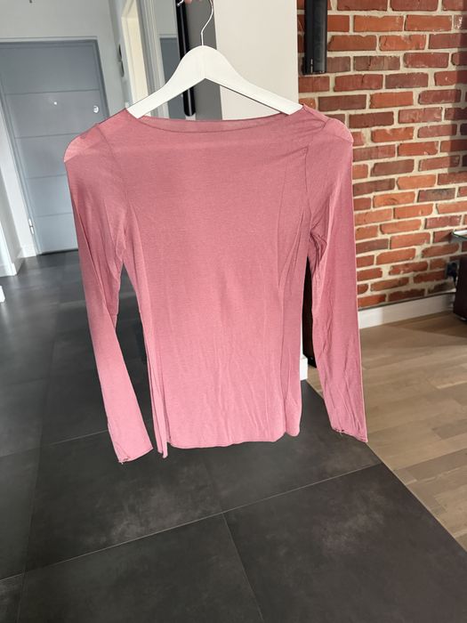 Intimissimi nowa różowa bluzka S 36 top modal Kaszmir dekolt łódka ultralight