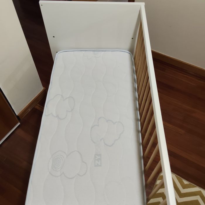 Cama bebé 3 em 1 com colchão