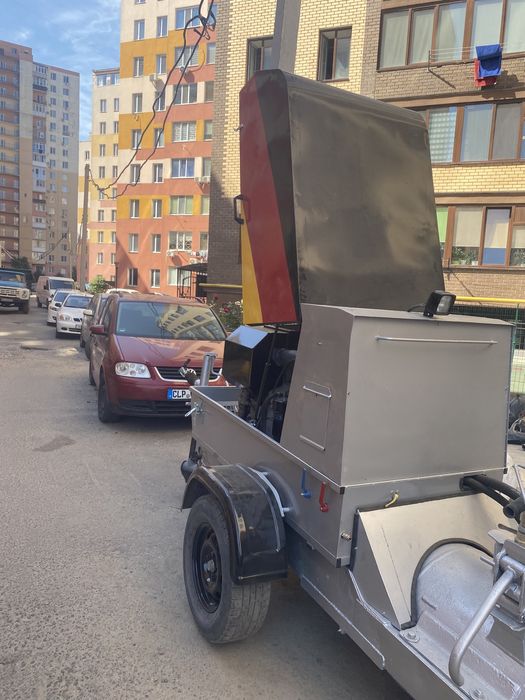 Пневмонагнітач  , станція для напівсухої стяжки