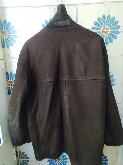 Casaco couro Vintage Decenio