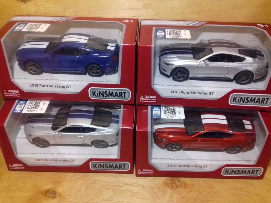 Модельки машин Mustang, Huracan, Police, Camaro Kinsmart Металл відкр