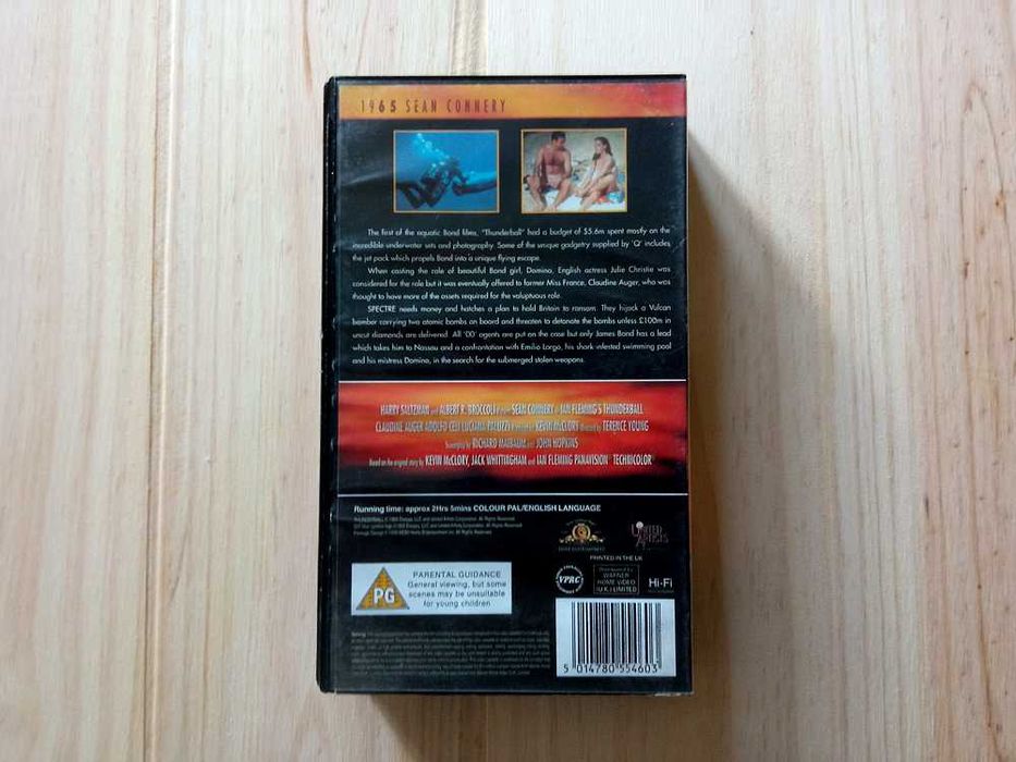 Filme 007 Operação Relâmpago - VHS