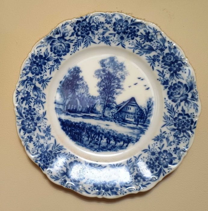 Дешево винтажная коллекция настенных декоративных фарфоровых тарелок