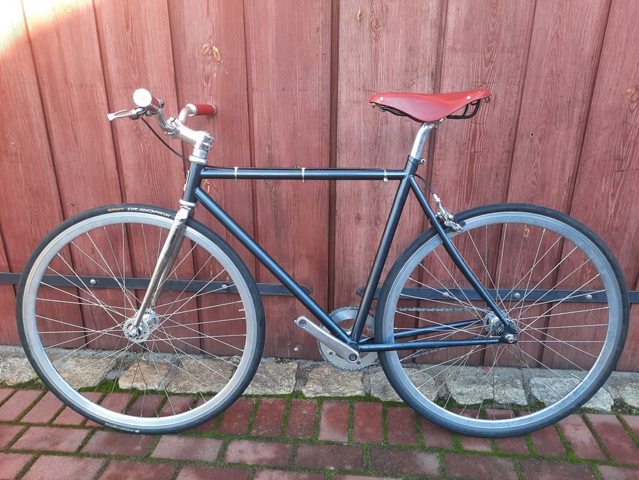 rower szosowy Fixie ostre koło stal miejski PRZECINAK maze BROOKS