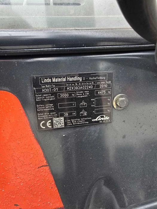 LINDE H30T-01 ROK 2010 Półkabina