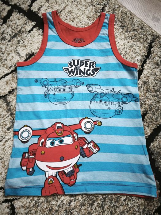 Koszulka Super Wings, na ramiączkach, rozmiar 110