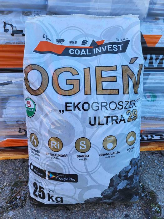 Węgiel groszek OGIEŃ ULTRA 26-29kj