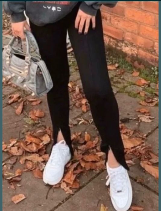 Spodnie H&M M 38 wysoki stan