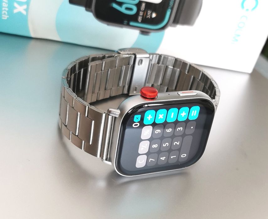 Nowy smartwatch z funkcją rozmowy Pomiar Sport Puls Kroki Sen PL menu