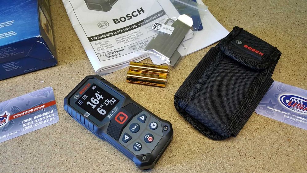 Лазерный дальномер рулетка 50 м Bosch GLM165-22 (GLM42)