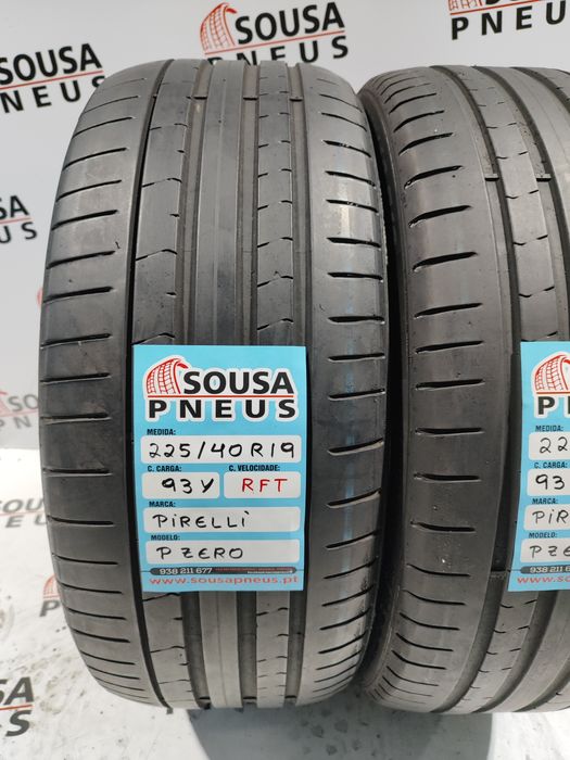 2 pneus semi novos 225-40R19 Pirelli - Oferta dos Portes