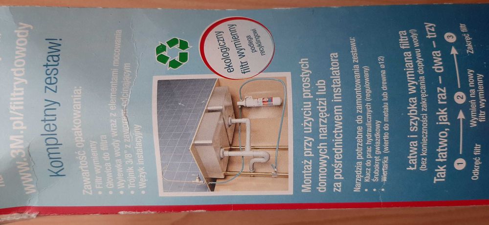 Filtr do wody 3M Zestaw Taste Master Plus z wylewką