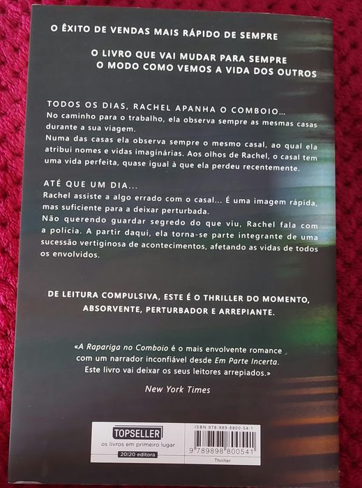 A rapariga no comboio