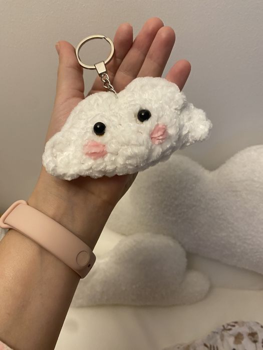 Brelok "Chmura" handmade