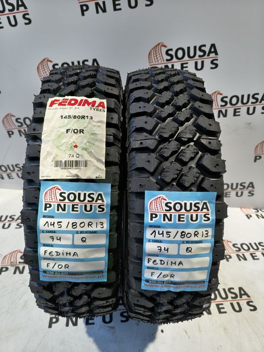 2 pneus Fedima 145-80R13 - Oferta dos Portes