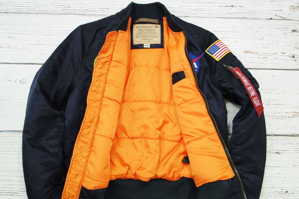 Alpha Industries MA-1 VF NASA Kurtka Bomberka Bomber Męska Roz S
