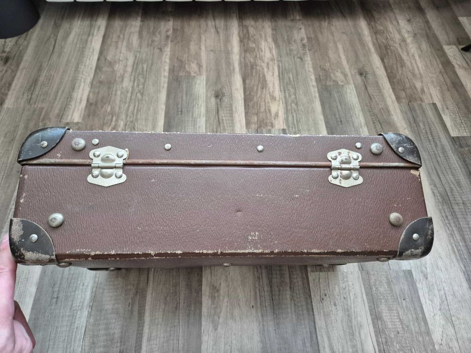 stara retro vintage walizka PRL 45x28x14