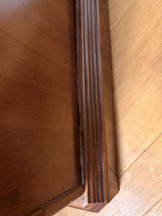 Komplet mebli drewnianych  do salonu witryna komoda stół