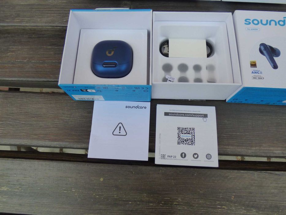 Електрошрот Навушники Anker SoundСore Liberty 4 NC Blue оригінал