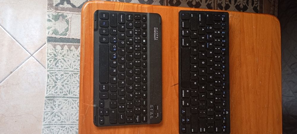Pequenos teclados a bateria ideal para Smart TV tel e tablet pilhas
