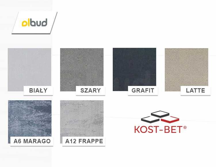 Bloczki ogrodzeniowe KOST-BET MEDIUM 80cm gładkie - Kwidzyn kurier