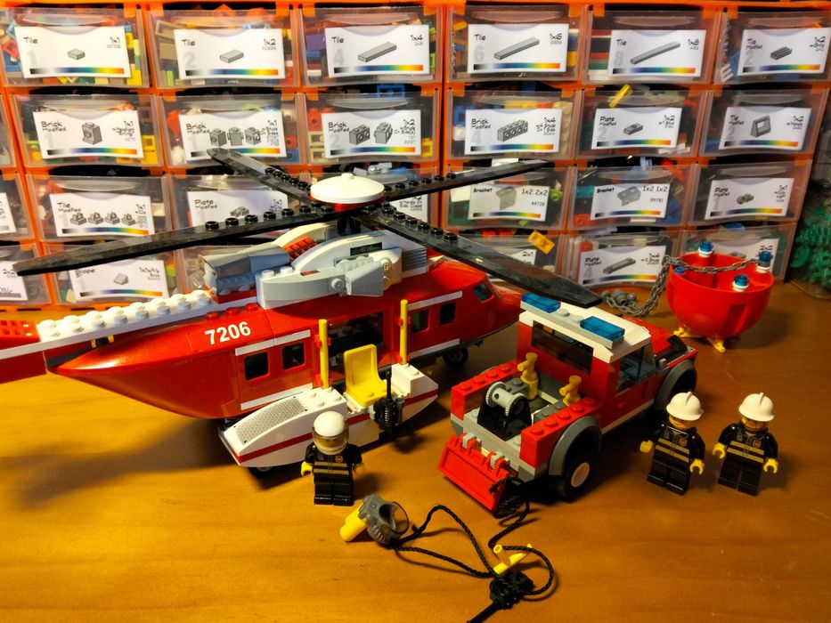 Lego city 7206 Fire Helicopter