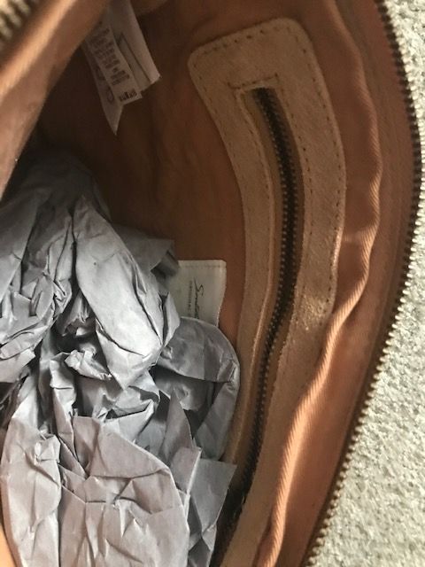 Mala Clutch Southern Cotton em pele NOVA el corte ingles