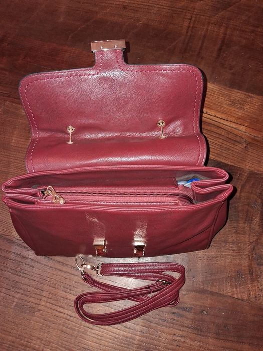 Mala de mão bordeux