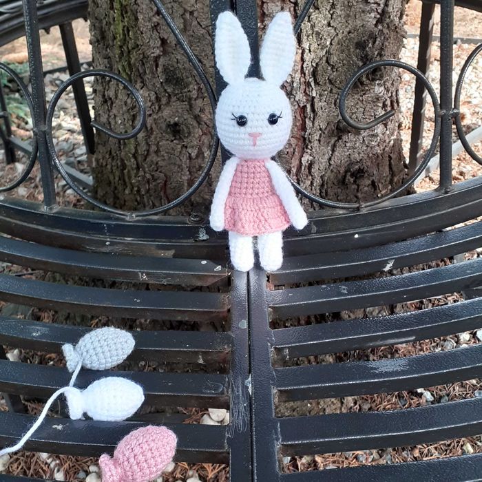 Królik na szydełku