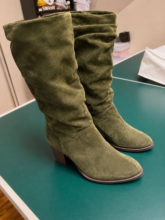 Kozaki damskie khaki rozmiar 40 nowe marki Nessi
