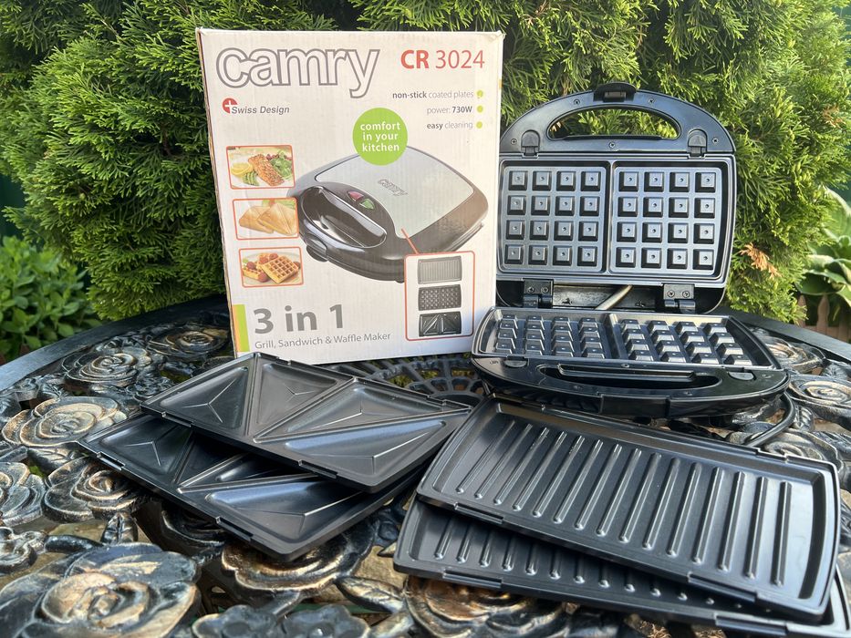 Багатофункціональна вафельниця 3 в 1 Camry CR 3024