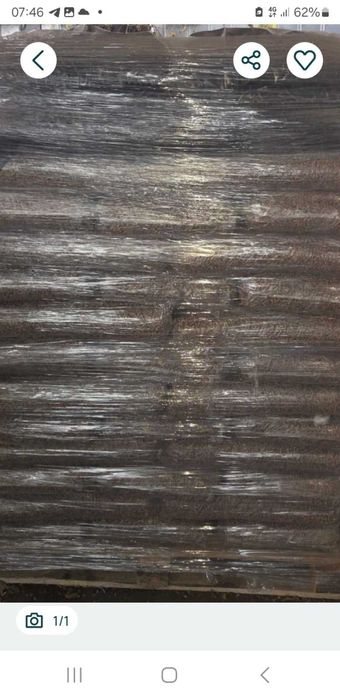 Пеллеты древесна гранула  и брикет/ 15кг/беги 11500-12500гр6-8мм от1тн