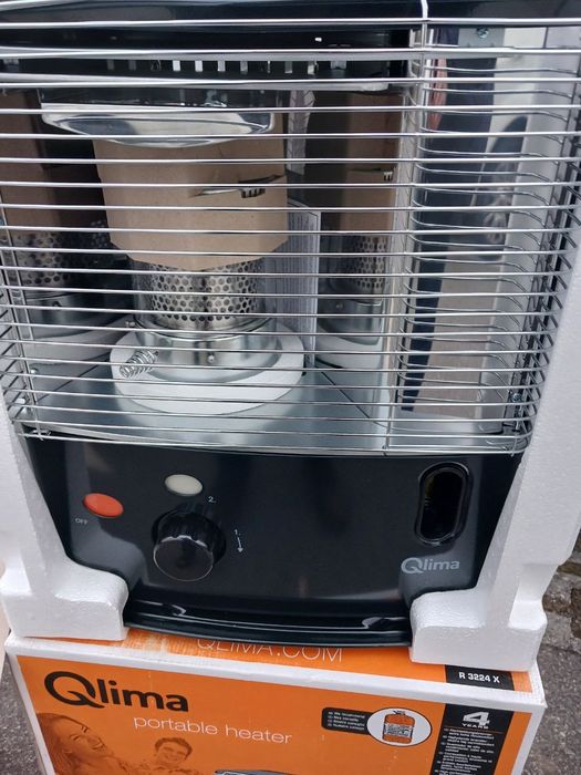Керосиновий обігрівач Qlima R3224X 2.4kW • без електрики • 40 м²