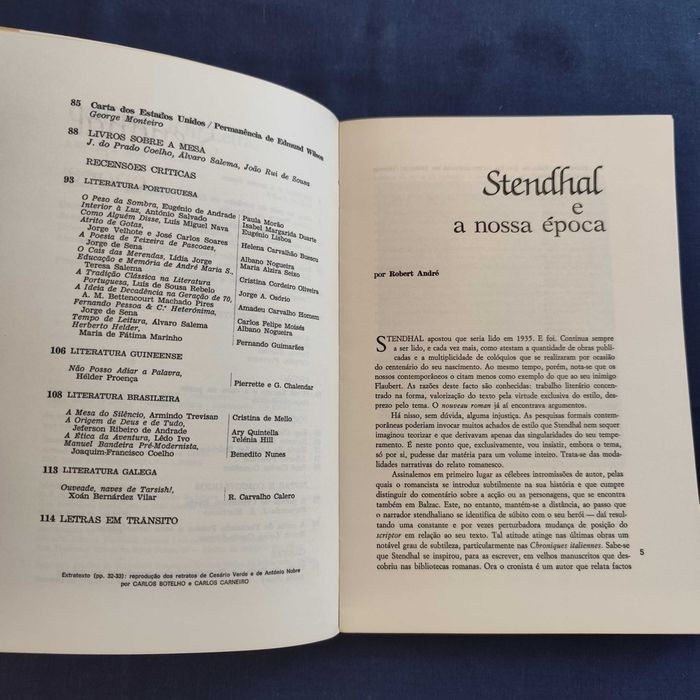 Revista Colóquio Letras 75 - Setembro 1983